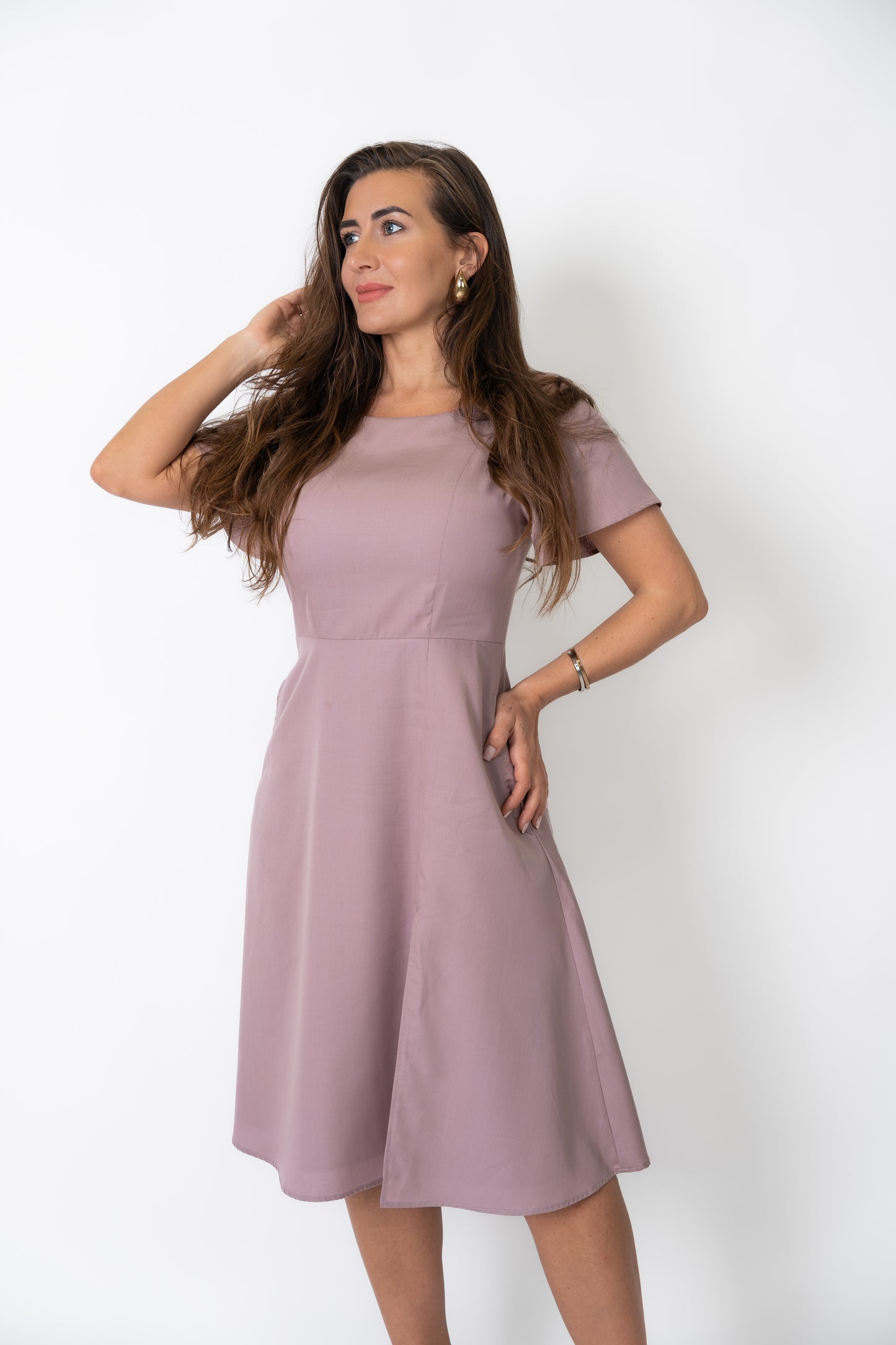I am Limitless Dress (Burnt Lilac)